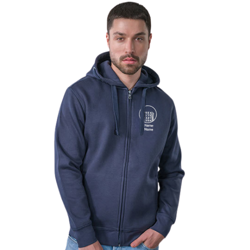 Herren Premium Hoodie Jacke mit Logo und Name
